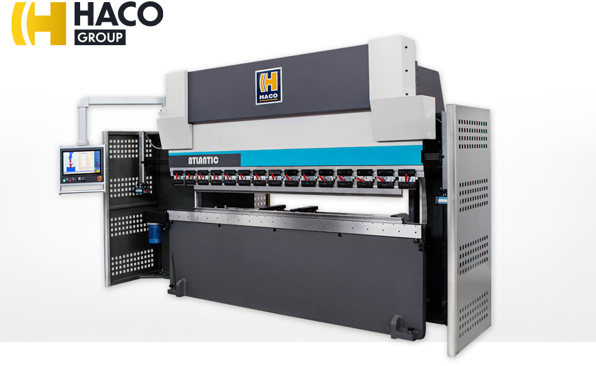 CNC-gesteuerte Abkantpresse HACO ATLANTIC ERM 30135 mit 2D Steuerung